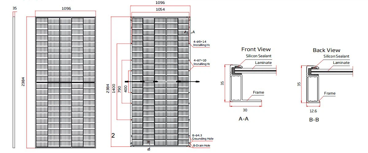 trina solar panel 550 watt size trina solar panel 550 watt size