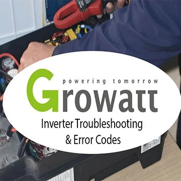Growatt - ข้อผิดพลาดและแนวทางแก้ไขทั่วไปของอินเวอร์เตอร์