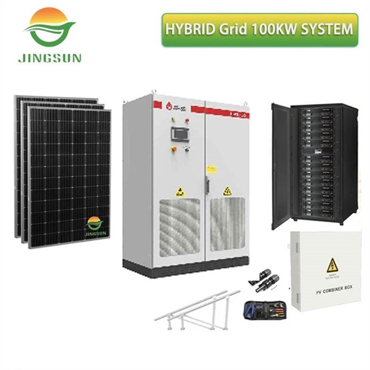 ระบบพลังงานแสงอาทิตย์แบบไฮบริดขนาด 100KW